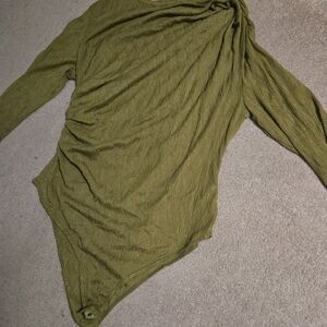 SHEIN Olive Green Bodysuit